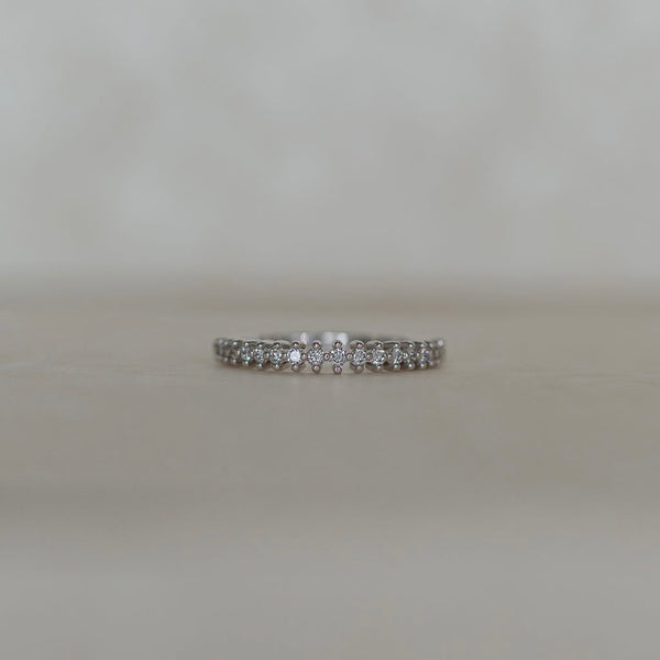 Cascading Diamond Ring