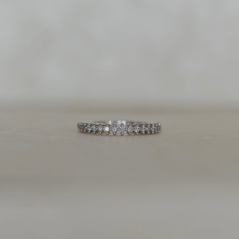 Cascading Diamond Ring