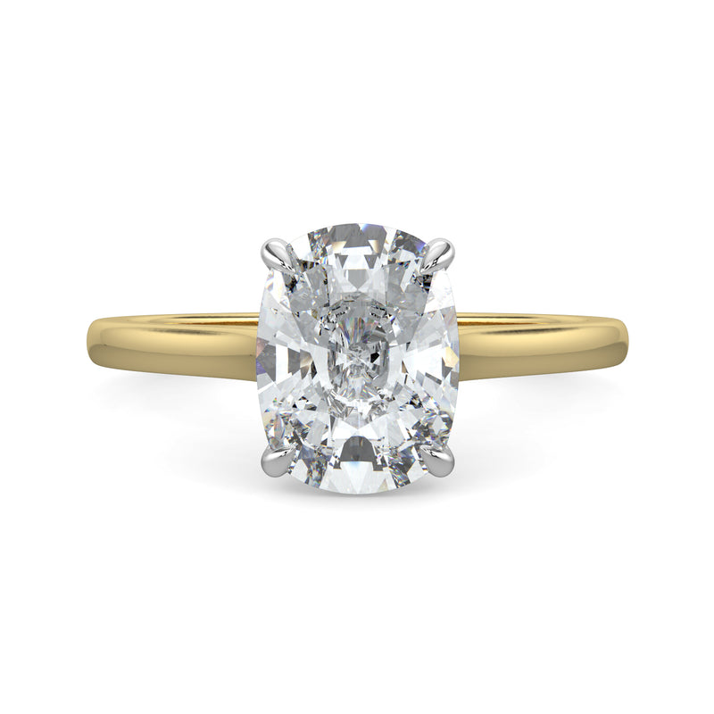 Elongated Cushion Solitaire No.2