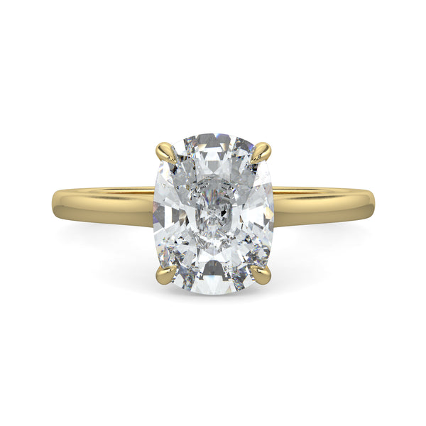 Elongated Cushion Solitaire No.2