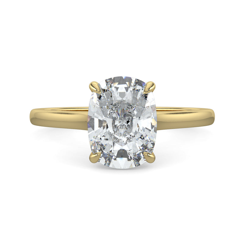 Elongated Cushion Solitaire No.2