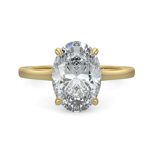 Oval Signature Solitaire No.2