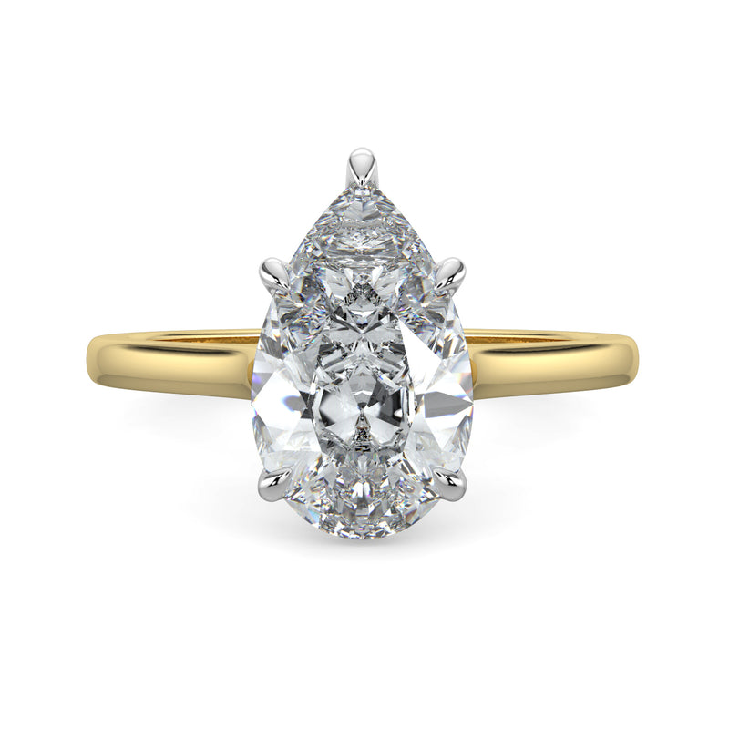 Pear Signature Solitaire No.2