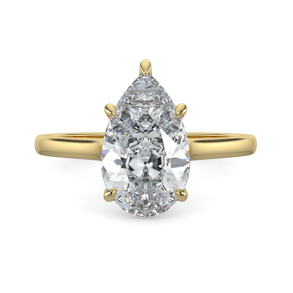 Pear Signature Solitaire No.2