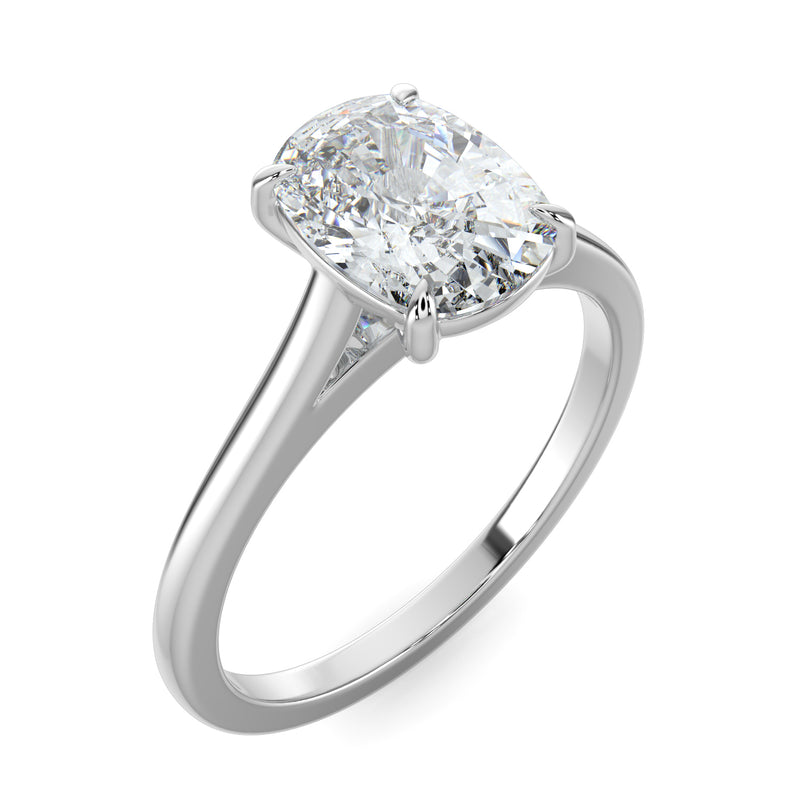 Elongated Cushion Solitaire No.2