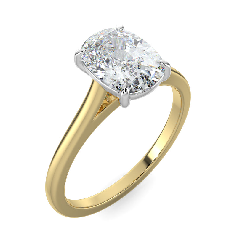 Elongated Cushion Solitaire No.2