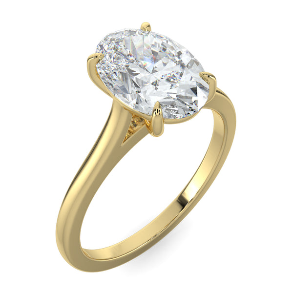 Oval Signature Solitaire No.2