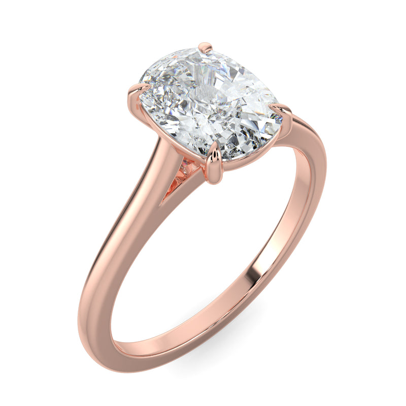 Elongated Cushion Solitaire No.2