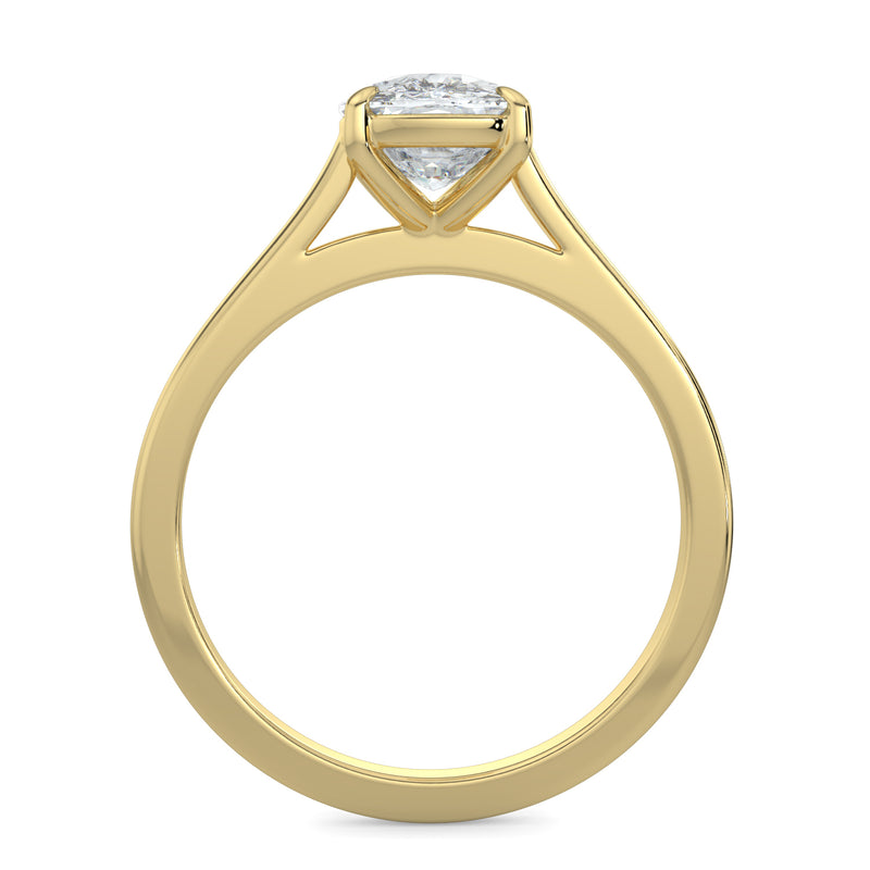 Elongated Cushion Solitaire No.2