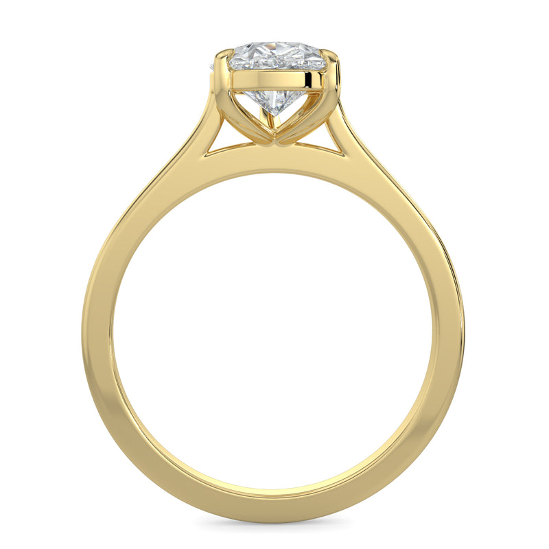 Pear Signature Solitaire No.2