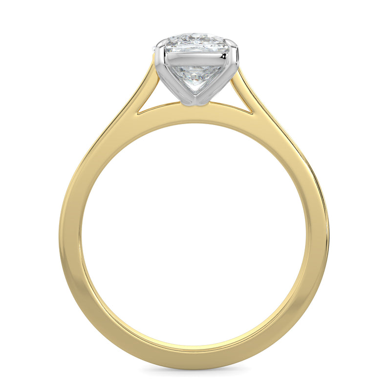 Elongated Cushion Solitaire No.2