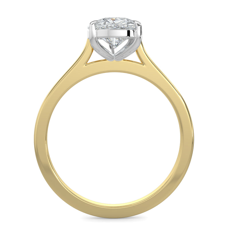 Pear Signature Solitaire No.2