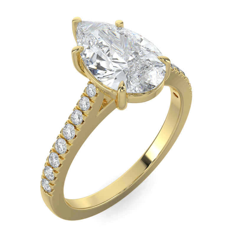 Pear Signature Pavé No.2