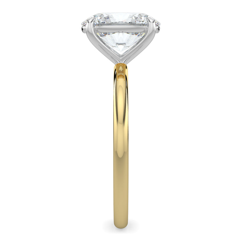 Oval Signature Solitaire No.1