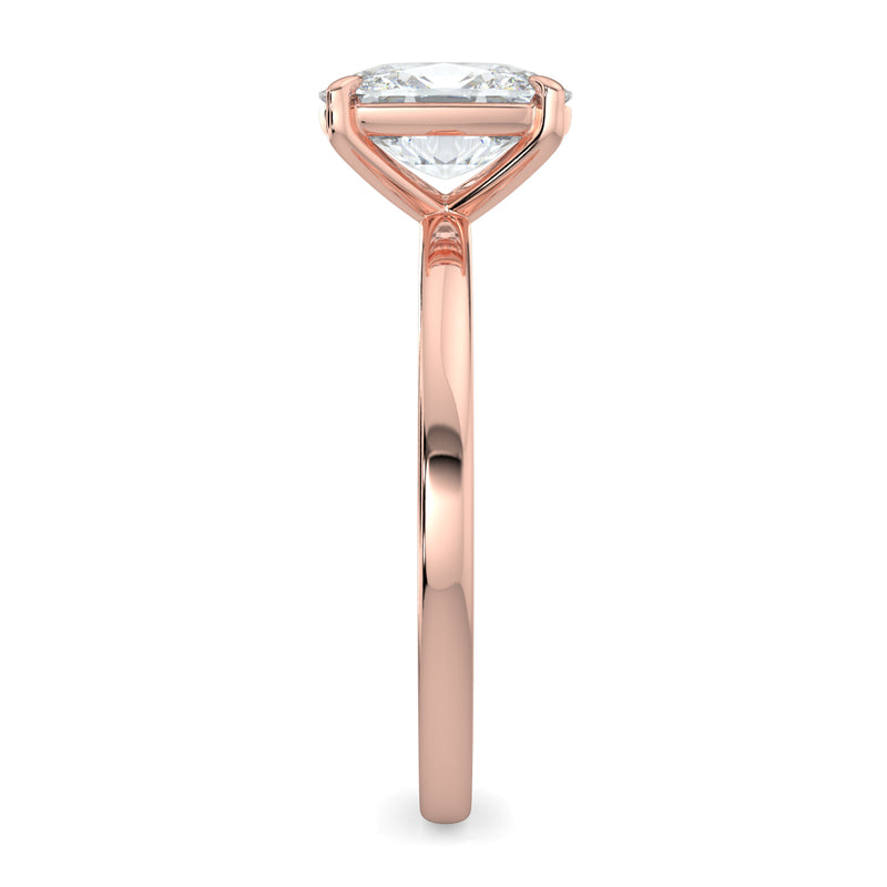 Elongated sales cushion solitaire