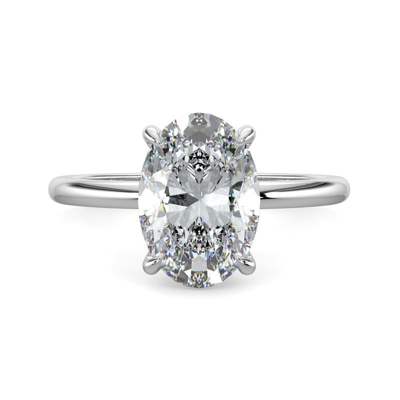 Oval Signature Solitaire No.1