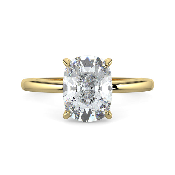 Elongated Cushion Solitaire No.1