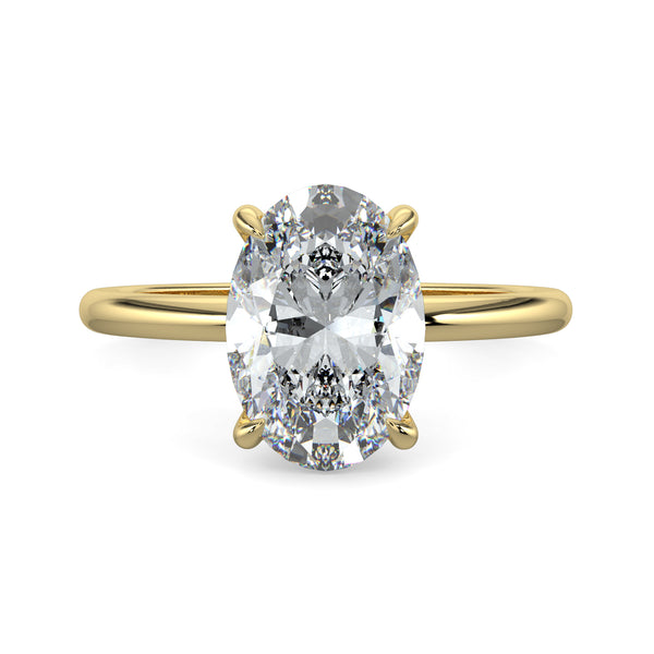 Oval Signature Solitaire No.1