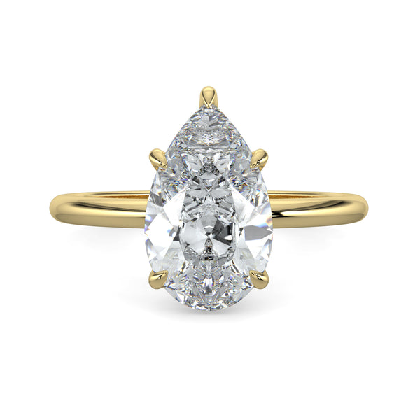 Pear Signature Solitaire No.1