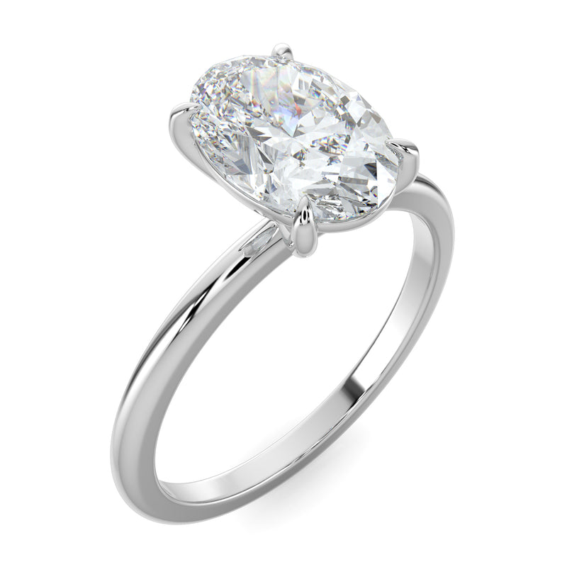 Oval Signature Solitaire No.1