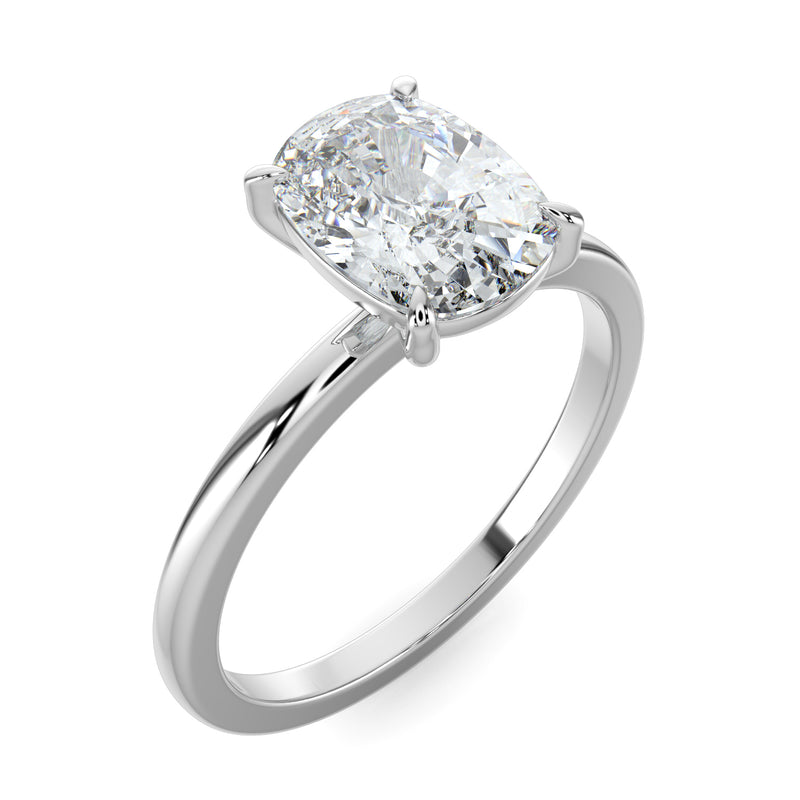 Elongated Cushion Solitaire No.1