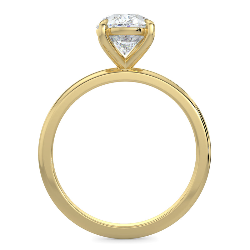 Oval Signature Solitaire No.1