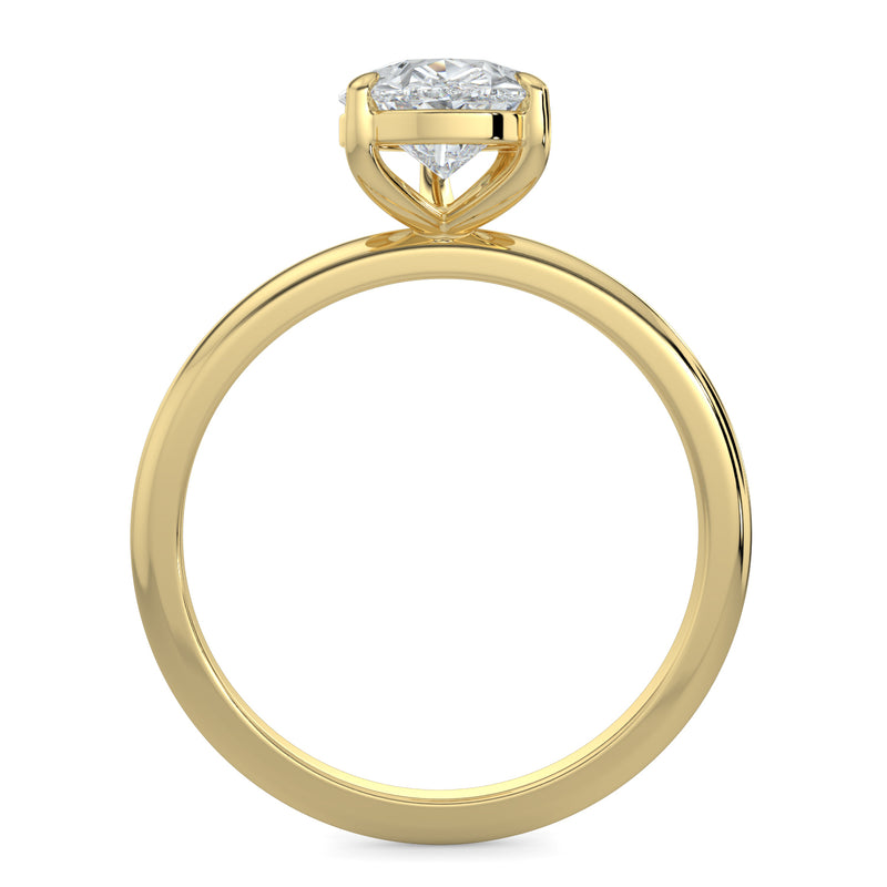 Pear Signature Solitaire No.1