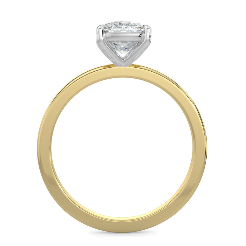 Elongated Cushion Solitaire No.1