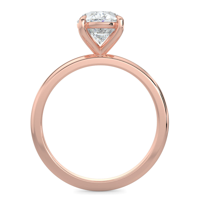 Oval Signature Solitaire No.1