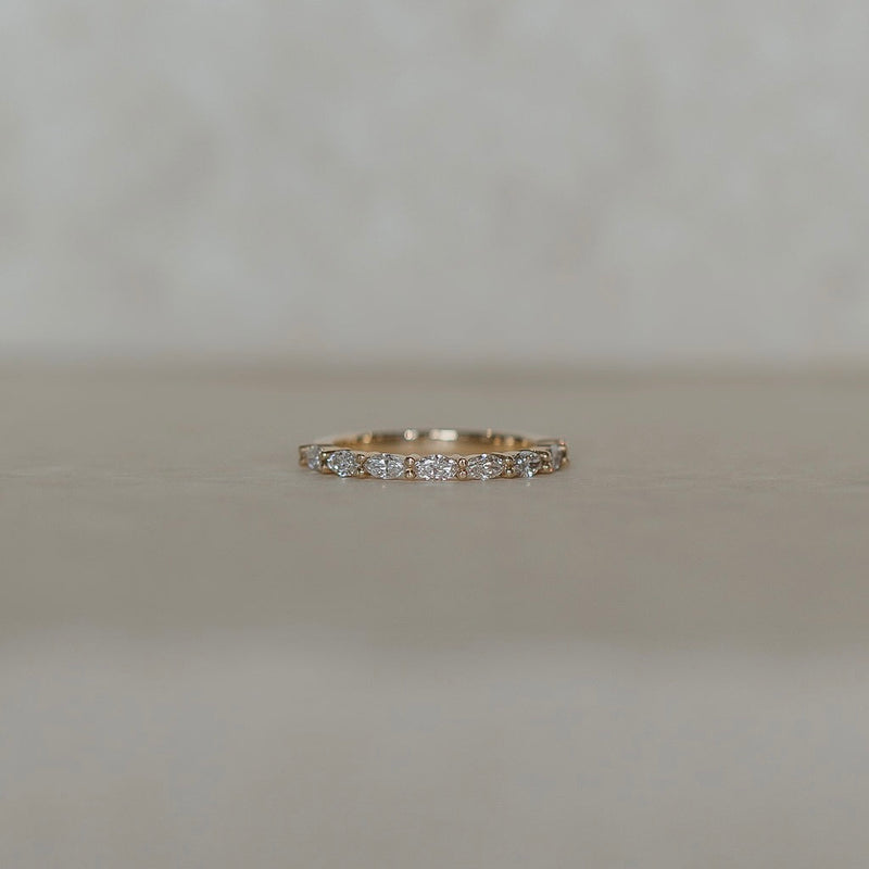 Marquise East-West Diamond Ring