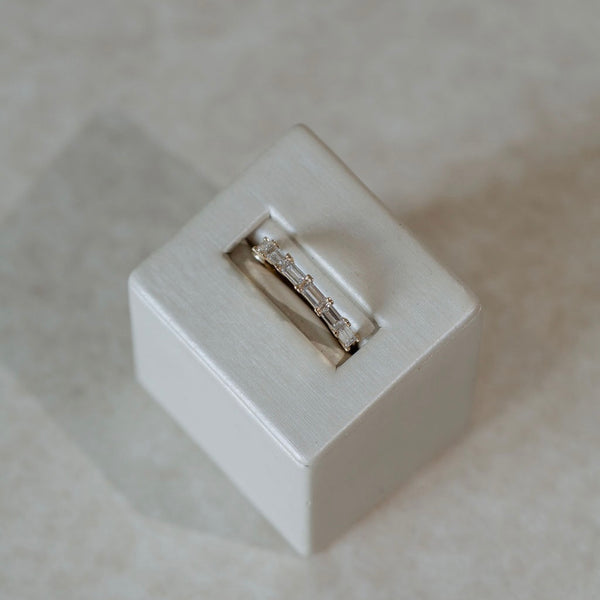 Baguette East-West Diamond Ring