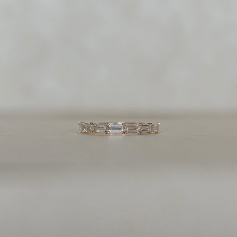 Baguette East-West Diamond Ring