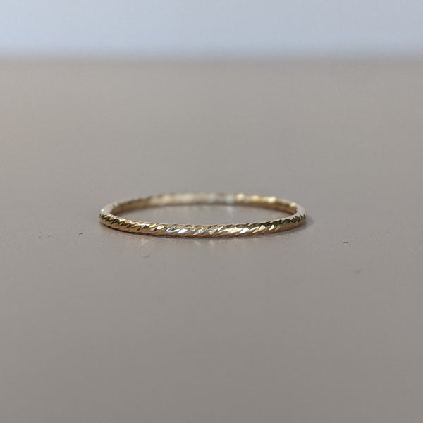 Petite Textured Ring