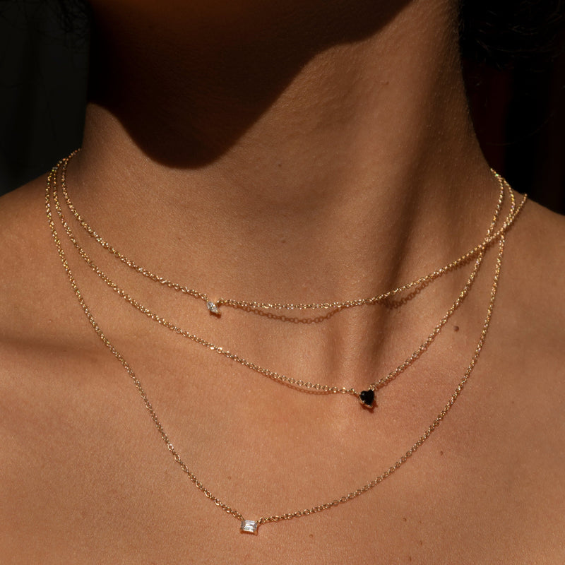 Marquise Cut Diamond Necklace